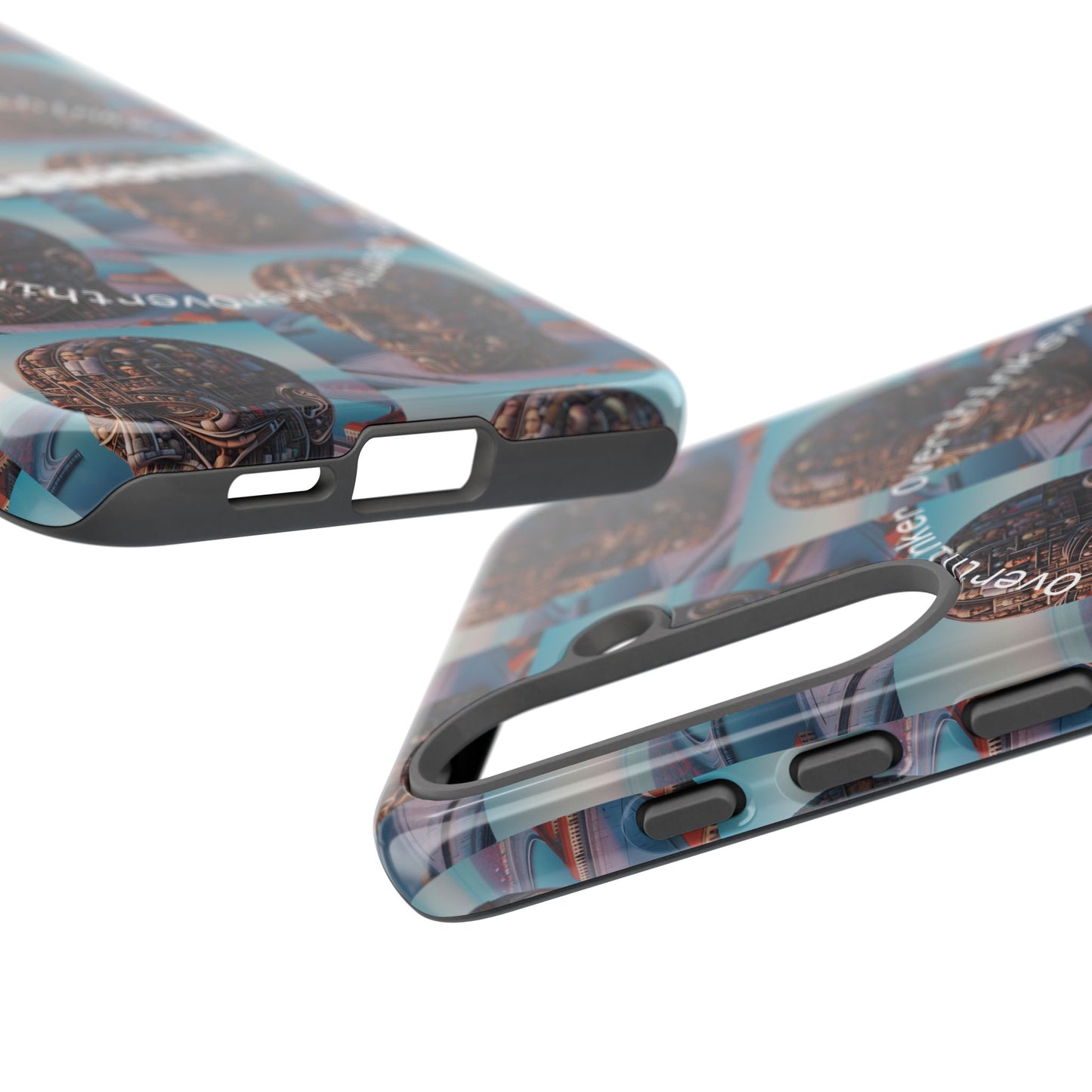 Professional Overthinker Phone Case, Cool Phone Cover, Tough Case for Gifts, Skull Design, Unique Phone Accessory, Fun Tech Gear