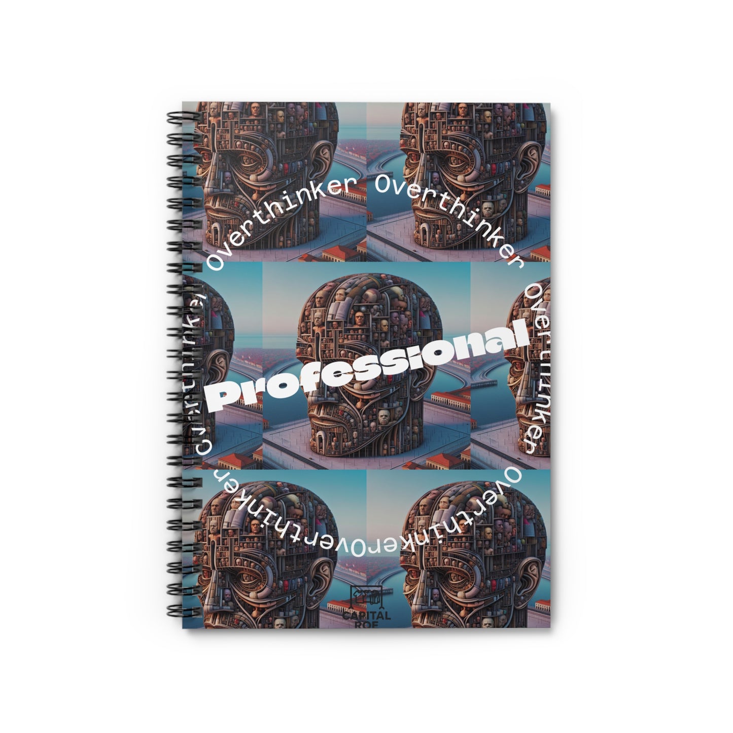 Journal Notebook - Professional Overthinker Graphic Design