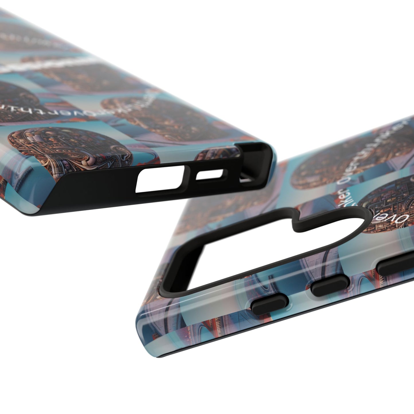 Professional Overthinker Phone Case, Cool Phone Cover, Tough Case for Gifts, Skull Design, Unique Phone Accessory, Fun Tech Gear