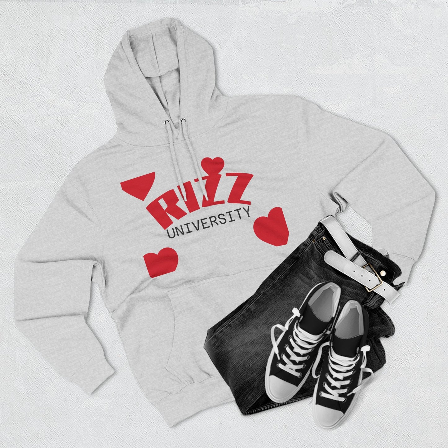 Rizz University Graphic Fleece Hoodie