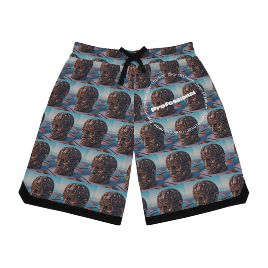 Basketball Shorts | Professional Overthinker Graphic Design