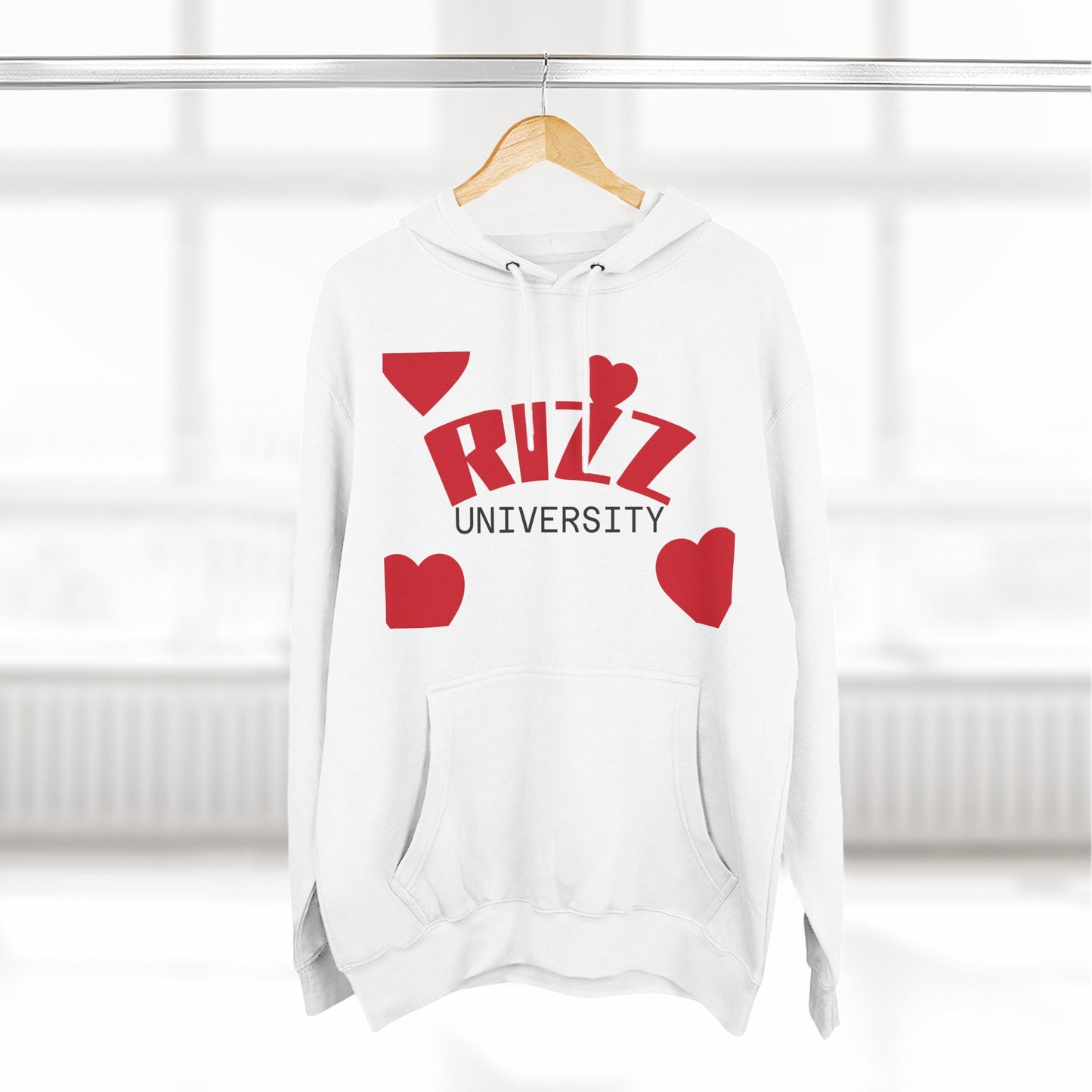 Rizz University Graphic Fleece Hoodie