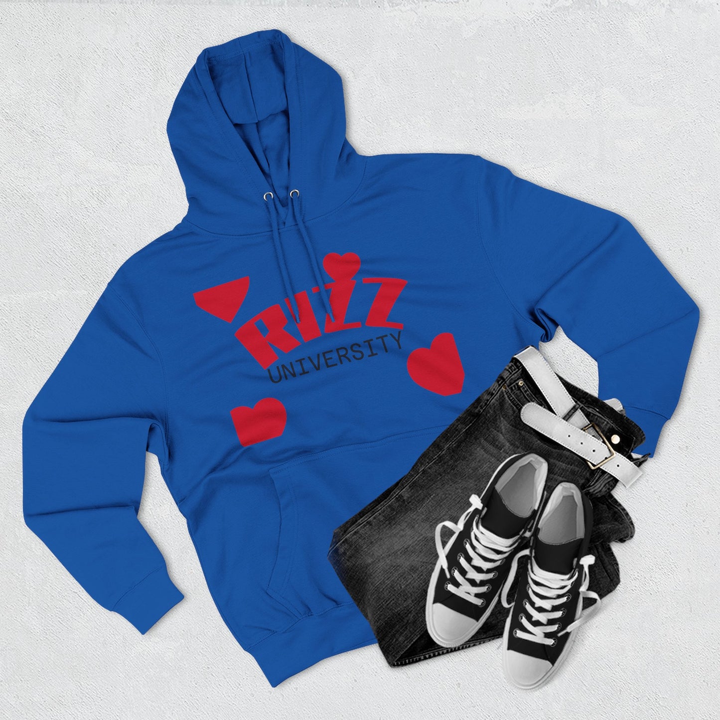 Rizz University Graphic Fleece Hoodie