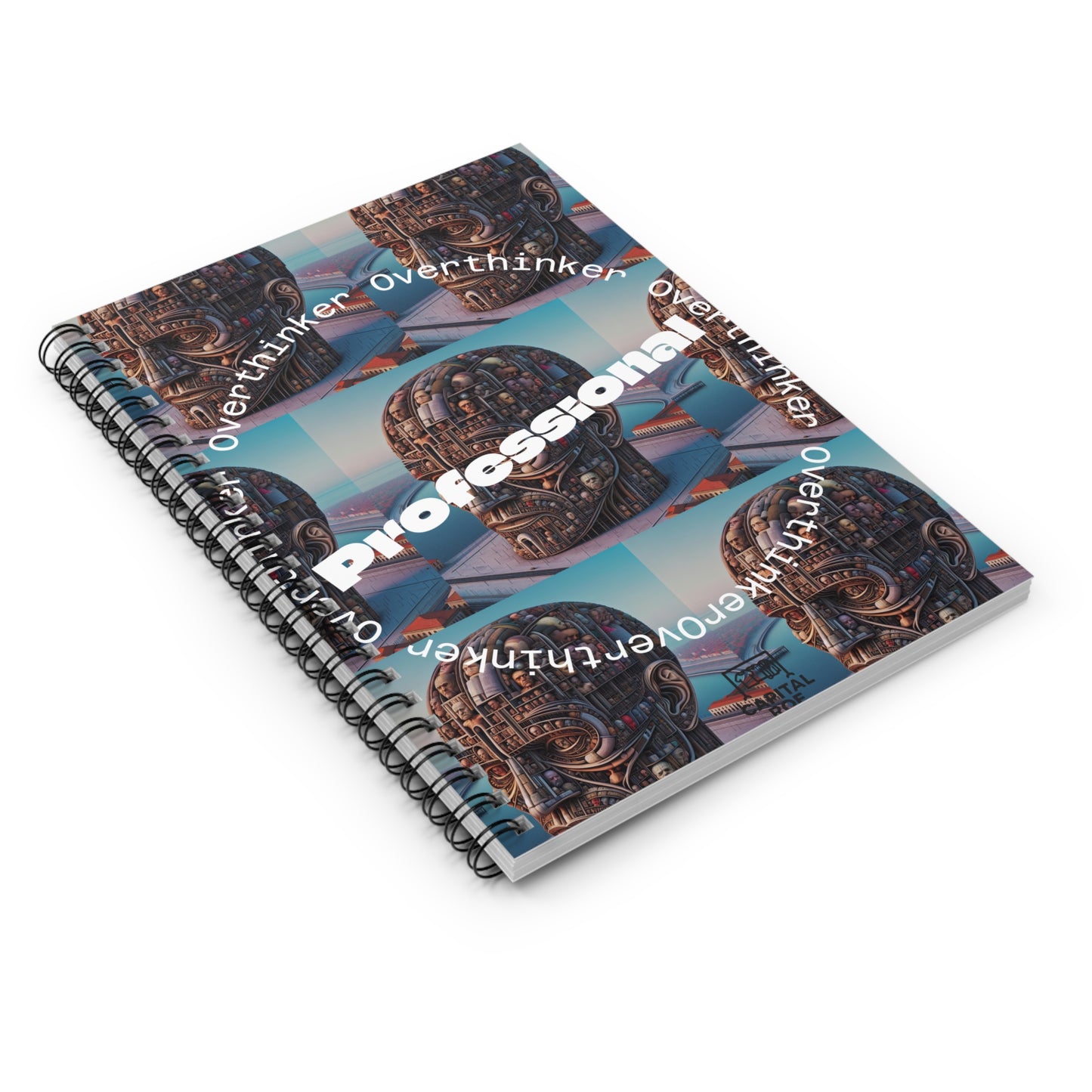 Journal Notebook - Professional Overthinker Graphic Design