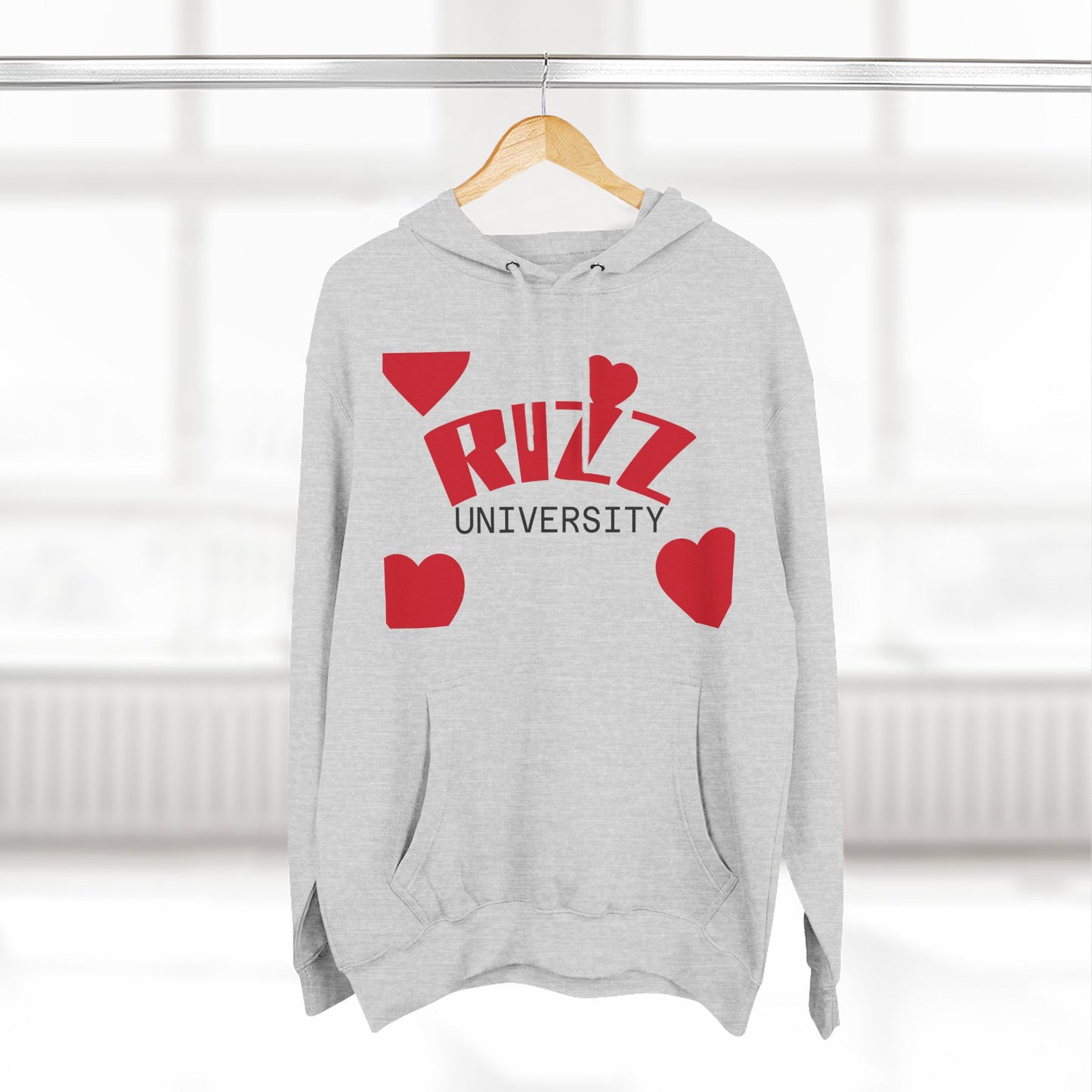 Rizz University Graphic Fleece Hoodie
